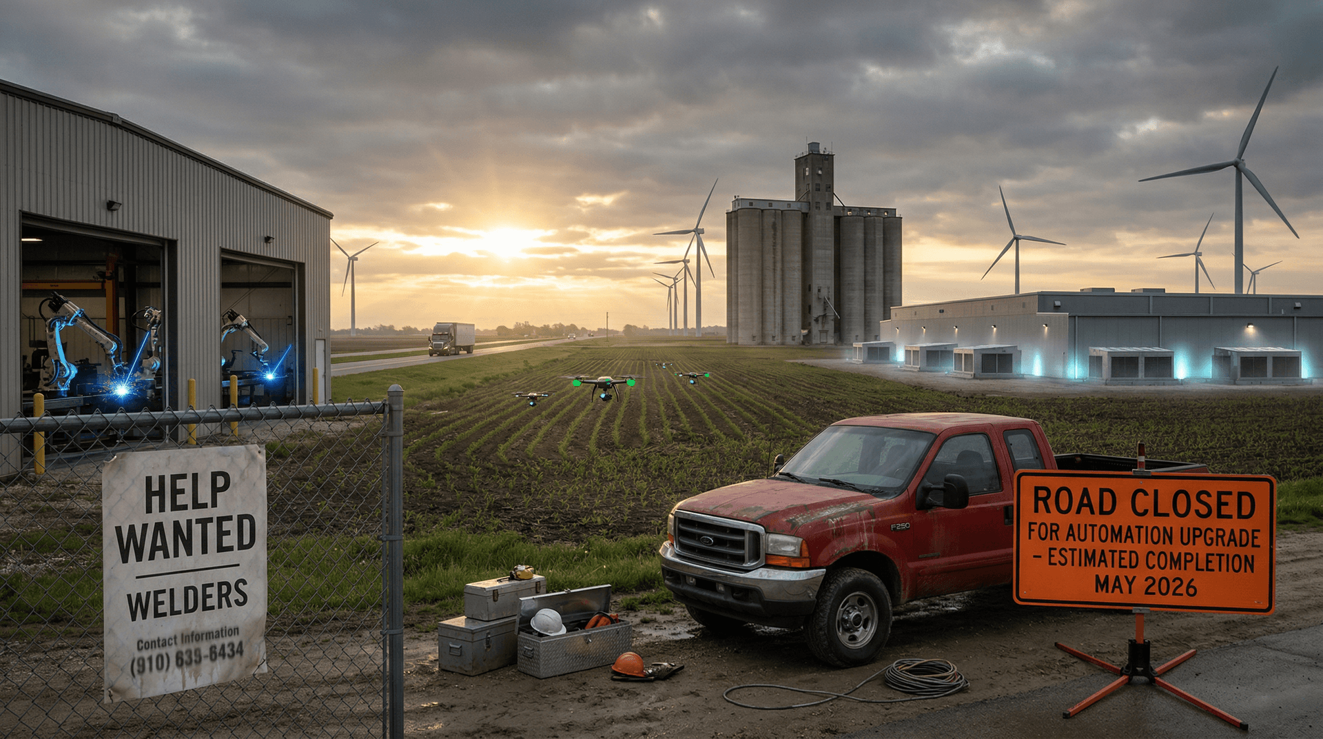 AI Labor Disruptions Hit Midwest Factories, Farms