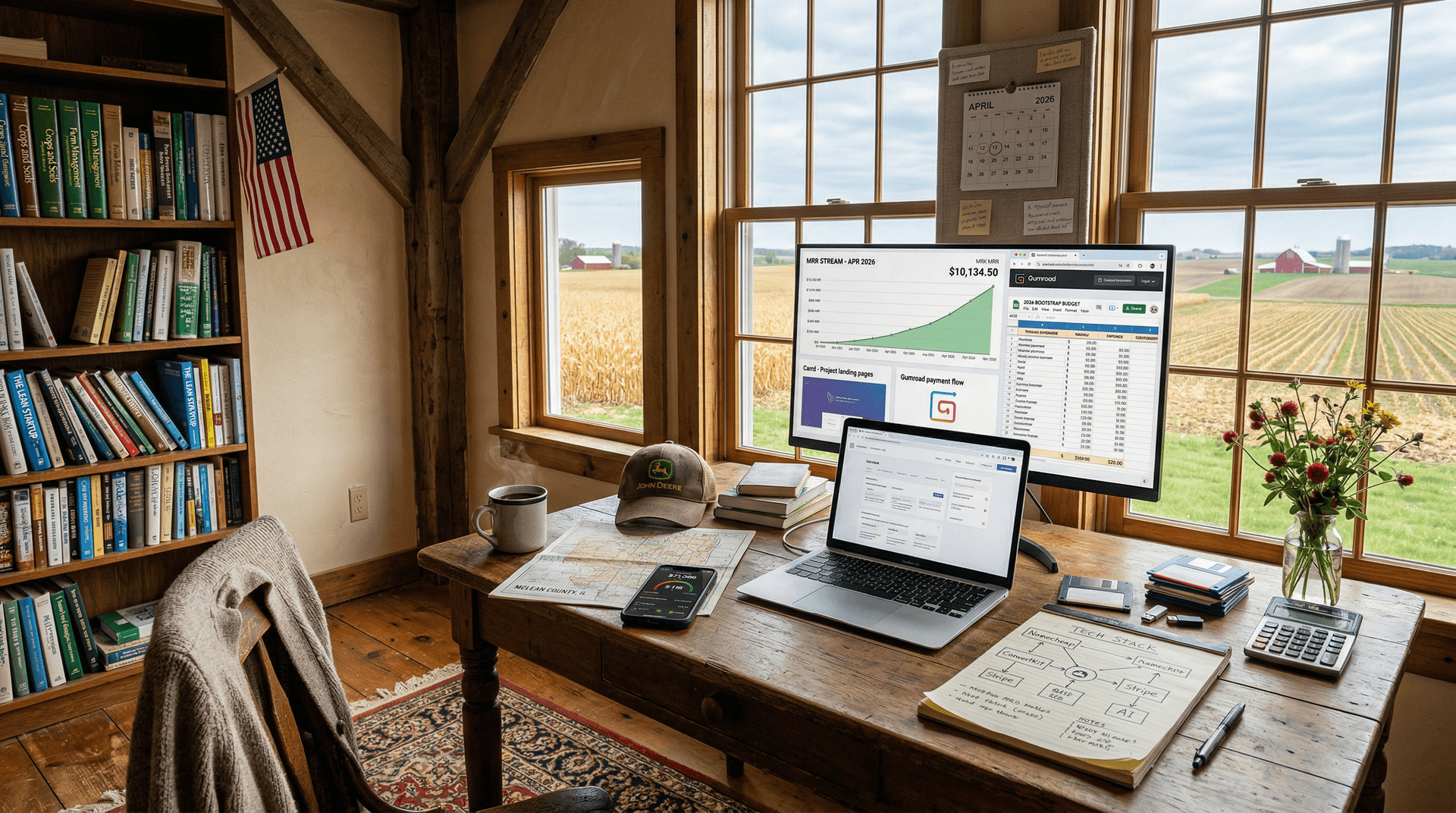 Heartland Hustle Runs $30K MRR on $20 Stack