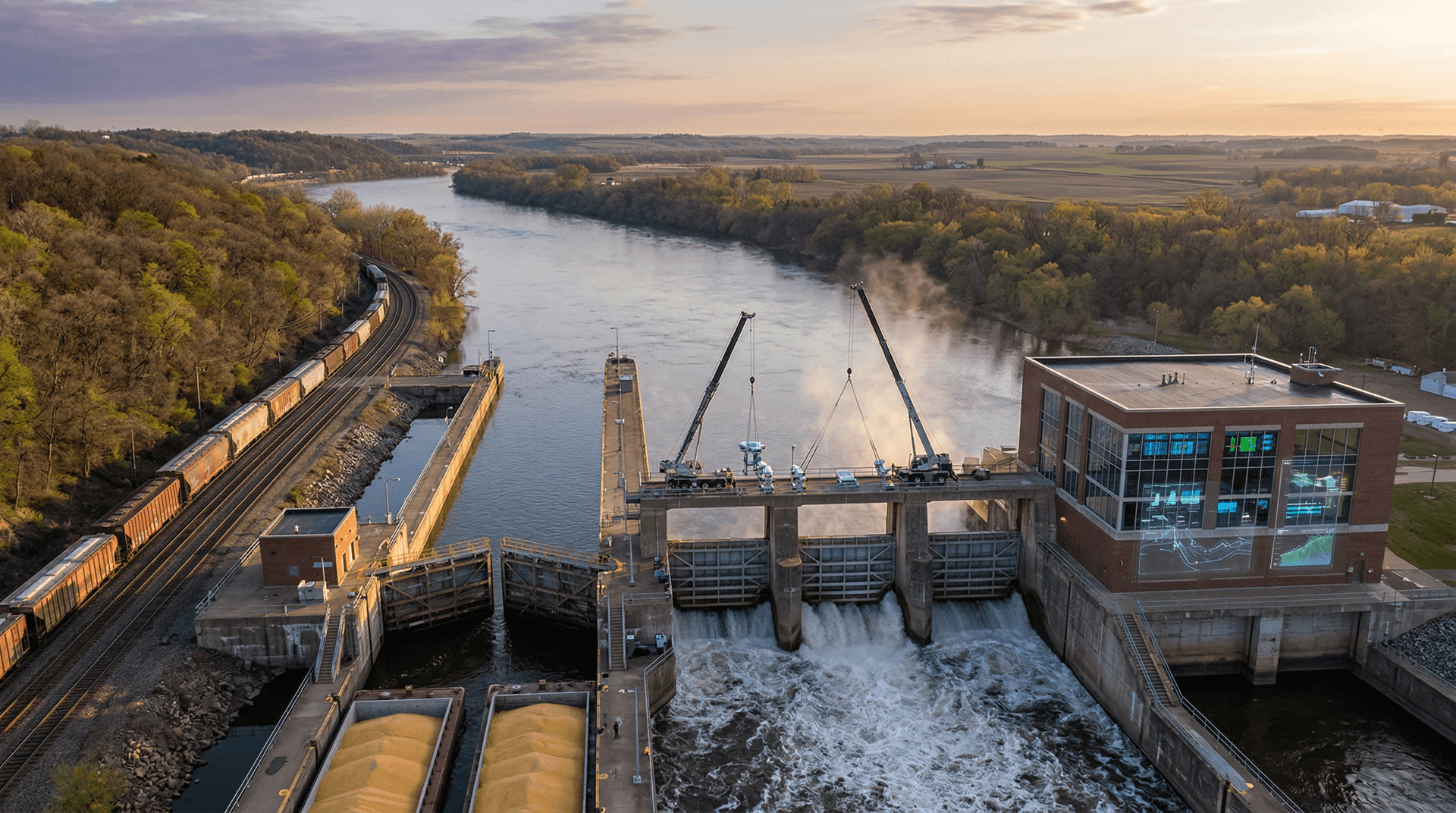 St. Paul USACE AI Optimizes Midwest Locks