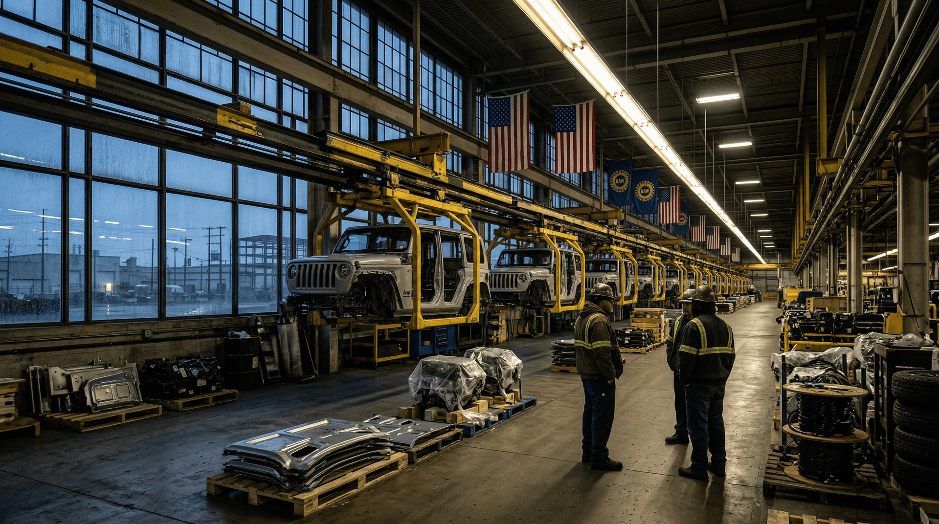 Stellantis Cuts 350 Salaried Jobs in U.S. Cost-Saving Drive