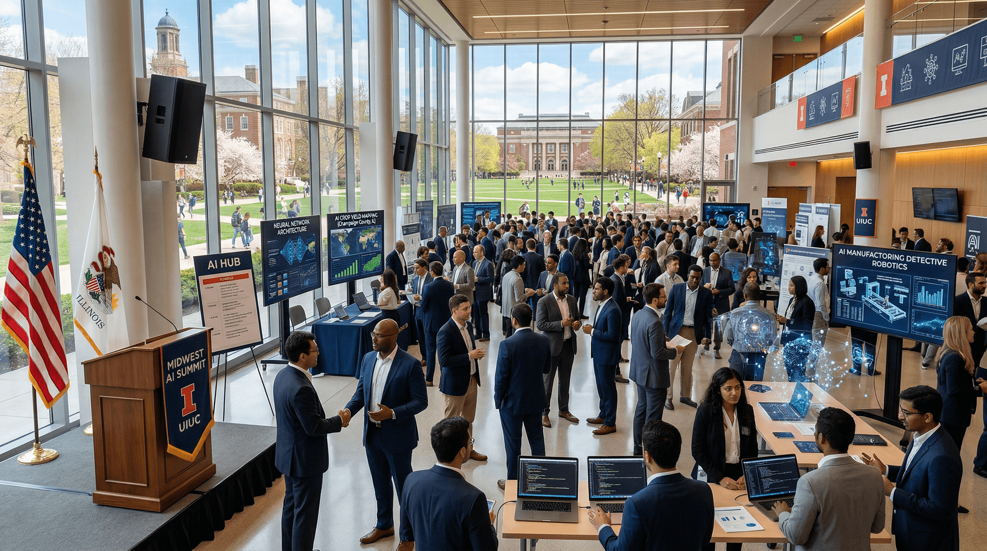White House Launches Midwest AI Summit at UIUC