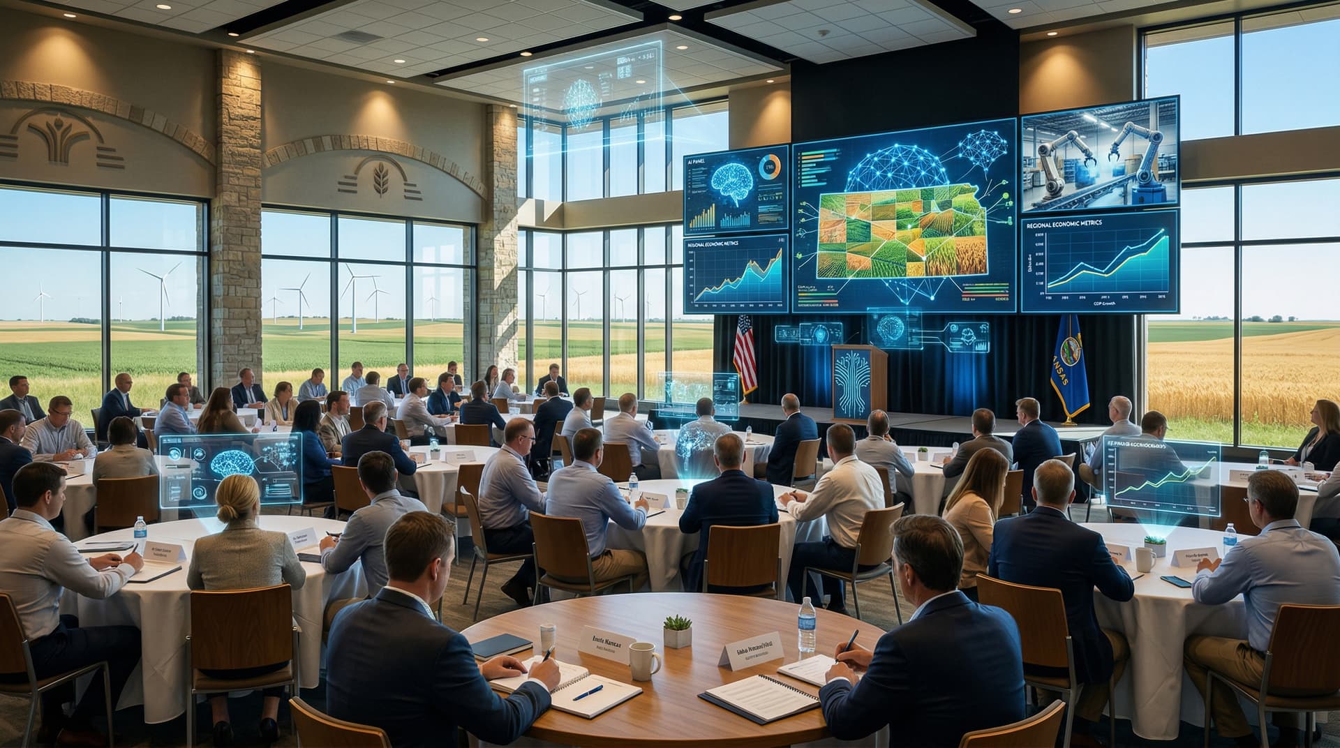 Kansas AI Forum in Hays Forecasts 15% GDP Boost for Midwest Businesses by 2030