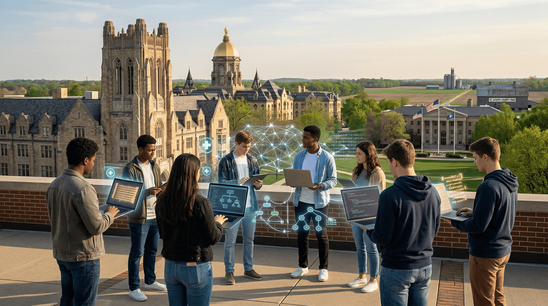 Acutis AI Launched by 20 Notre Dame Students for $200B Market