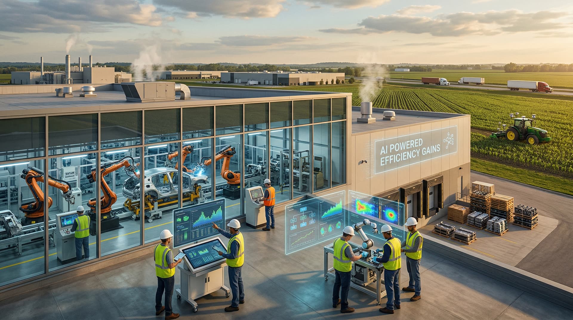 Gallup AI Adoption Reaches 62% in Midwest: Firms Reskill 25% of Workers