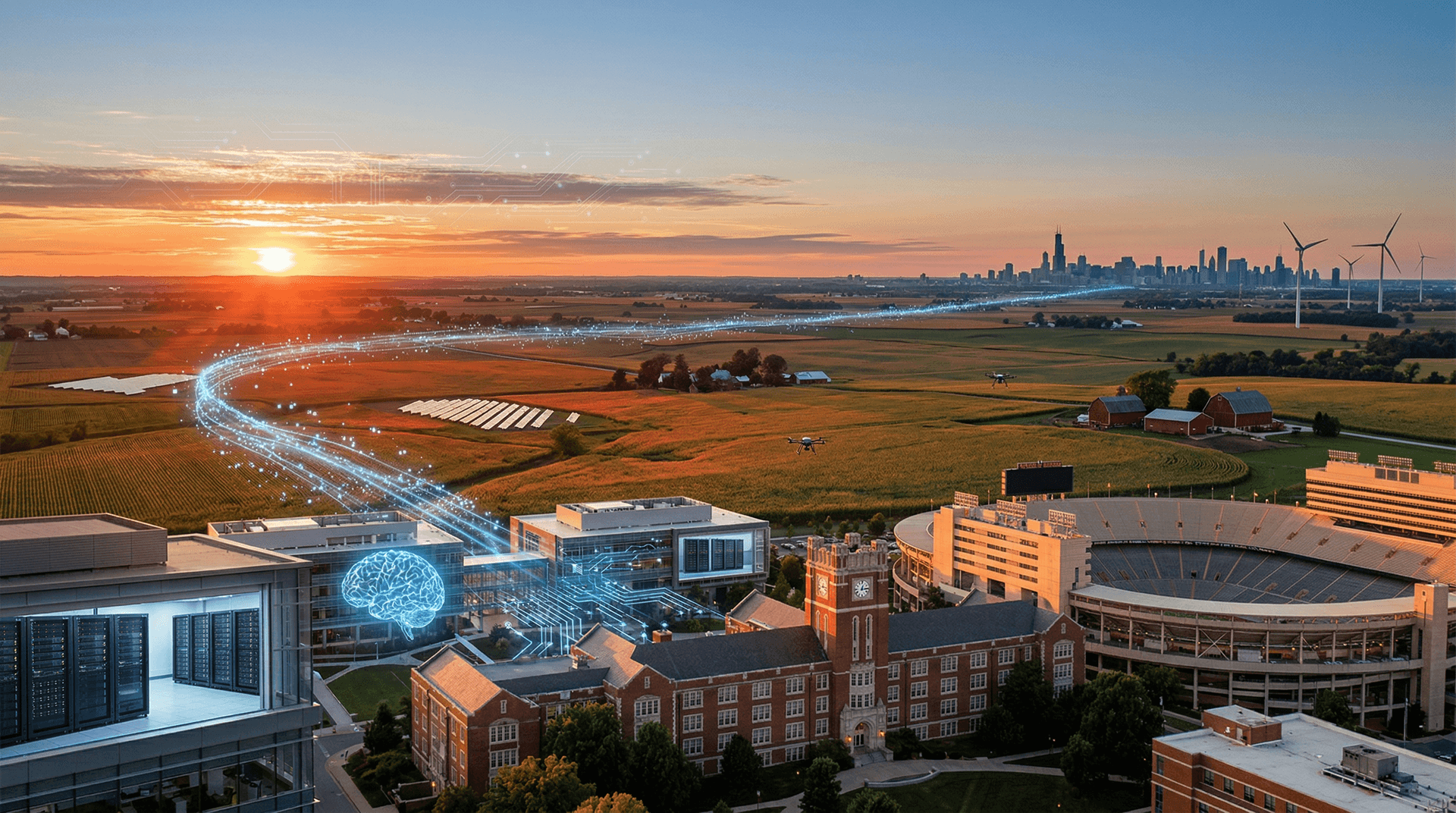 UT AI Initiatives Launch $75M for 15% Midwest Growth