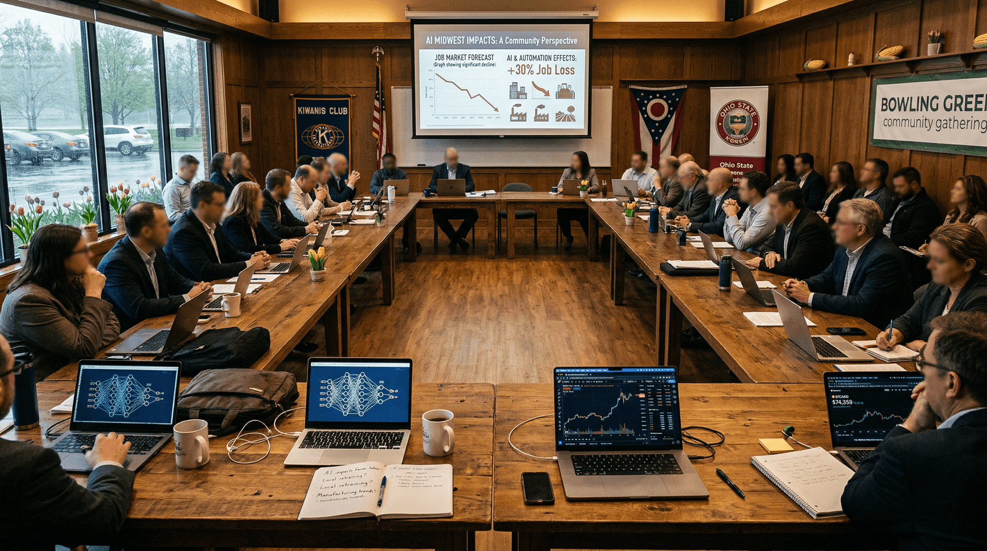 Bowling Green Kiwanis AI Discussion Draws 52 Amid 30% Job Fears