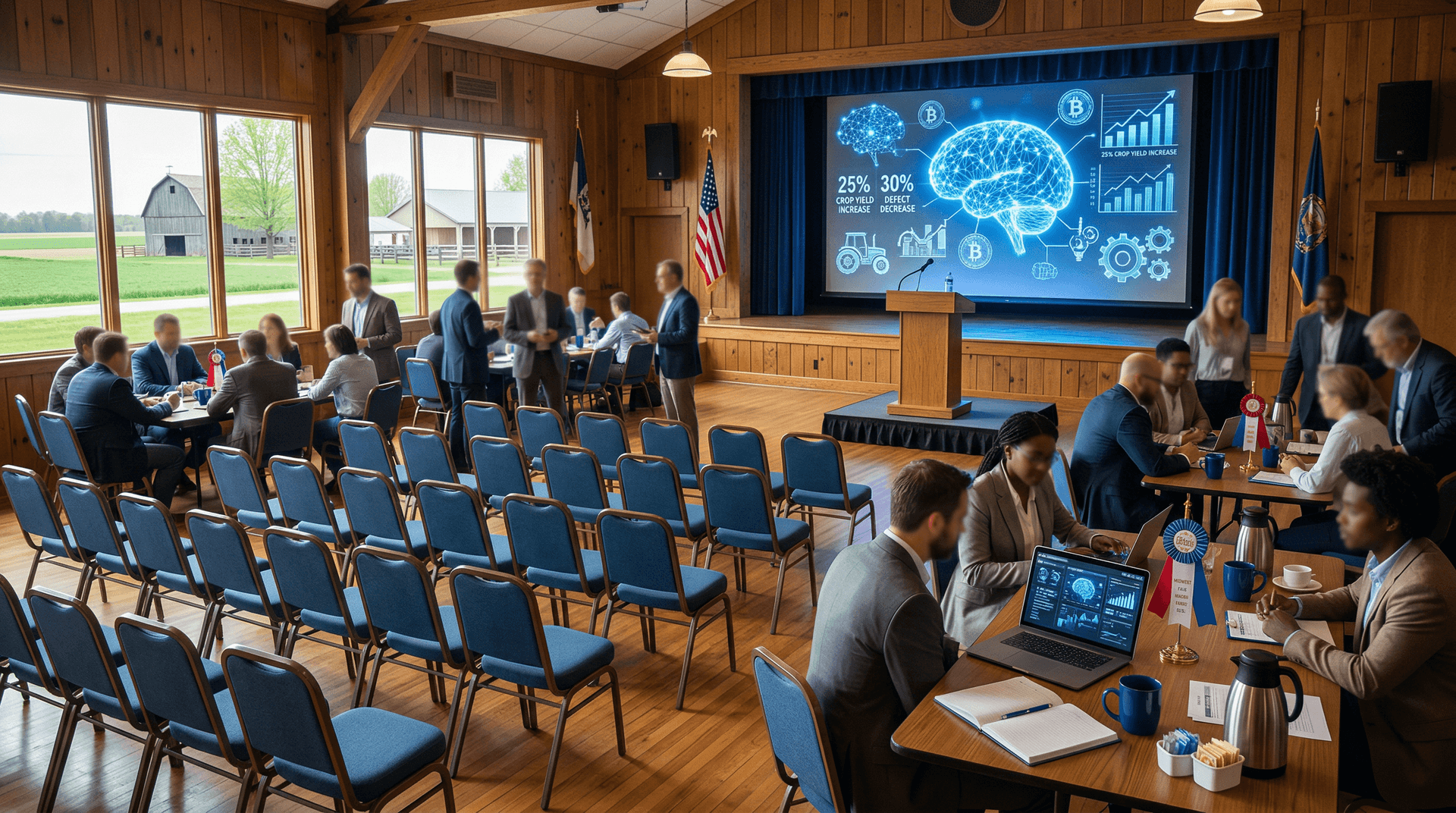 AI Kiwanis Bowling Green Forum Draws 75 Leaders for 25% Farm Yield Boosts