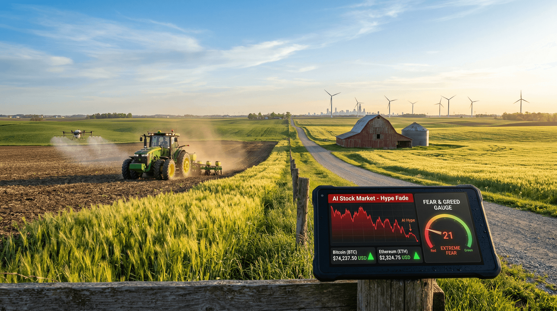 AI Buying Opportunity Emerges: Fear & Greed Hits 21, Bitcoin $74,237