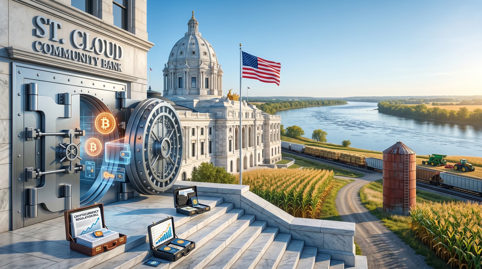 Minnesota Crypto Bank Bill Mandates Custody as BTC Hits $74K