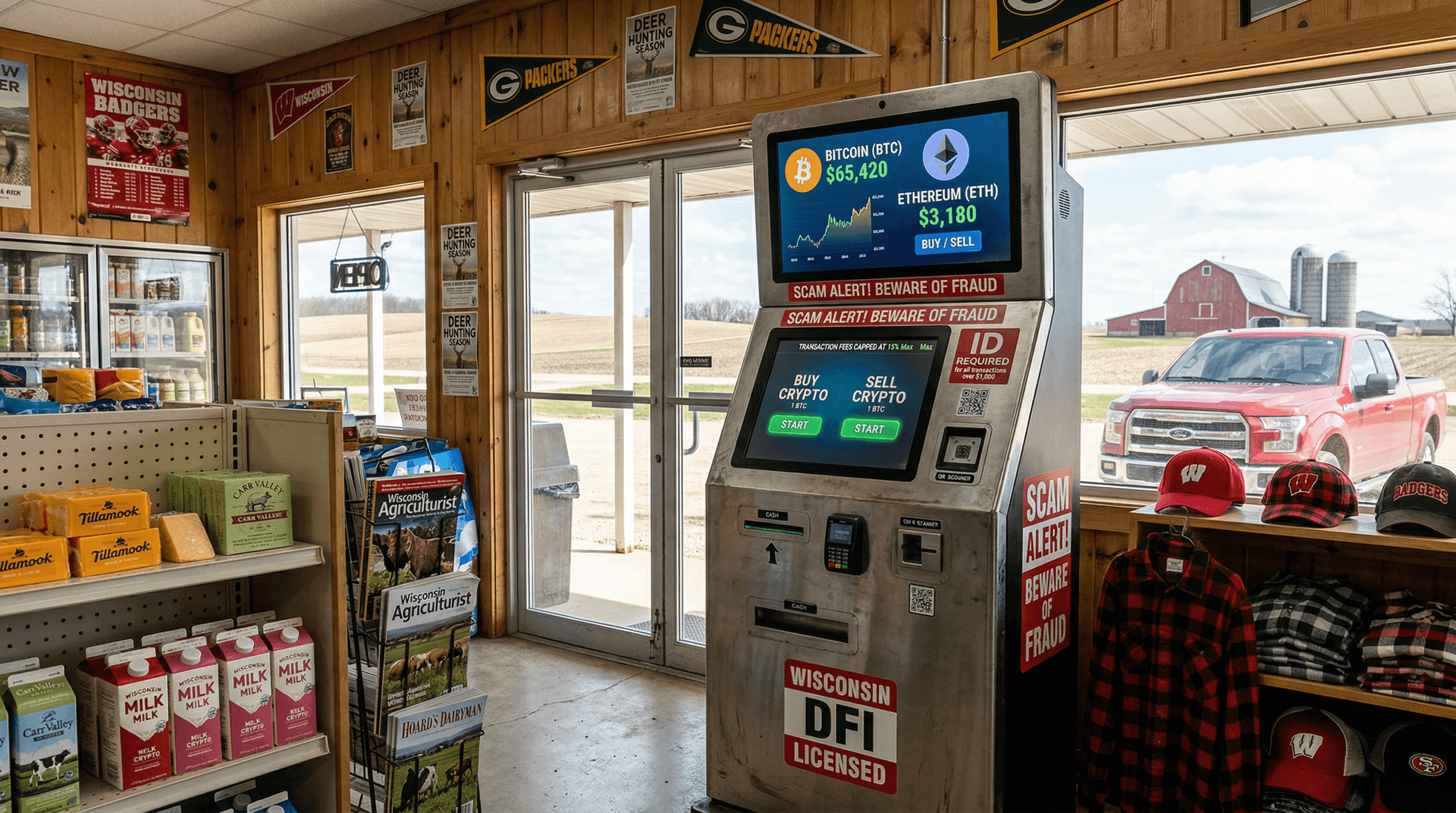 Wisconsin Crypto Kiosks Law Adds ID Checks to Fight Scams